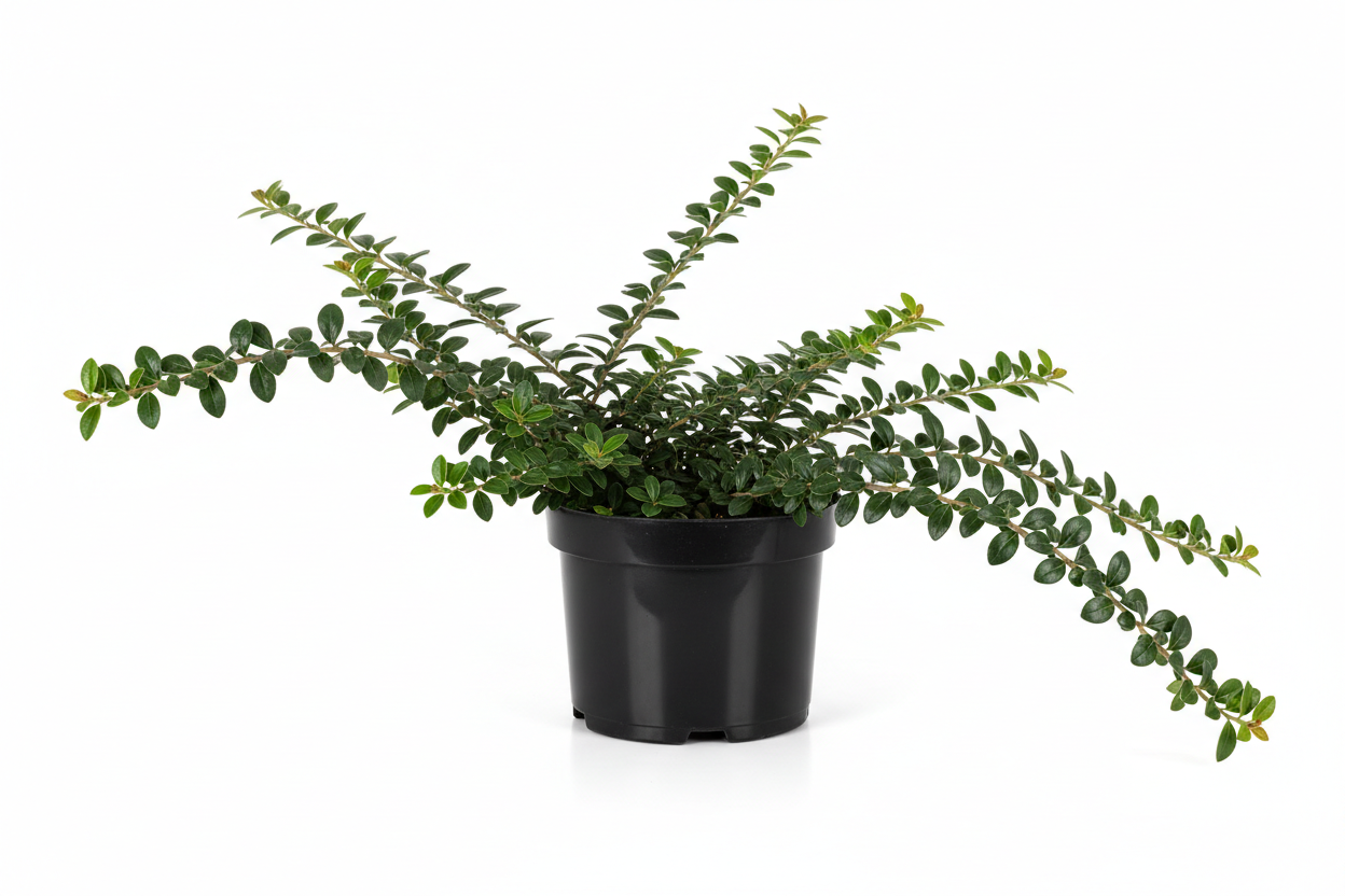 Cotoneaster dam. Gelre C1,5 gladde zwarte pot plastic