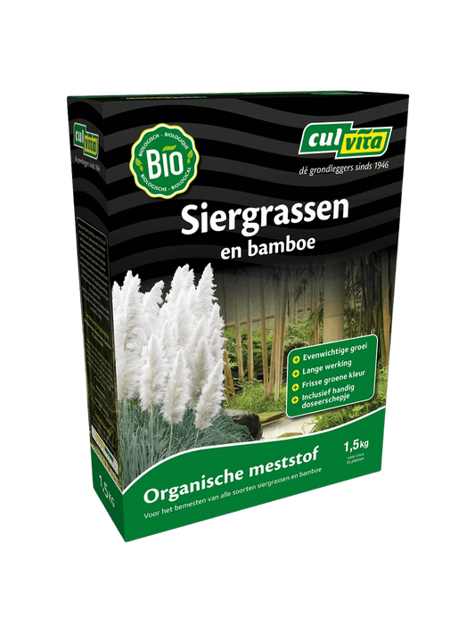 Culvita Organische Siergrassen en Bamboe Meststof - 1,5kg